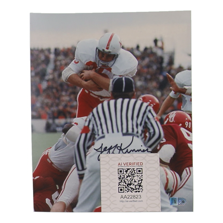 Jeff Kinney Signed Nebraska Cornhuskers 8x10 Photo (AIV) at PristineAuction.com Jeff Kinney Signed Nebraska Cornhuskers 8x10 Photo (AIV) at PristineAuction.com