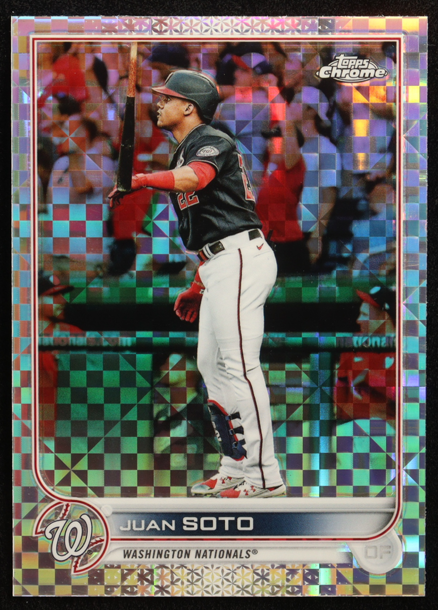 Juan Soto 2022 Topps Chrome X-Fractors #129 at PristineAuction.com Juan Soto 2022 Topps Chrome X-Fractors #129 at PristineAuction.com