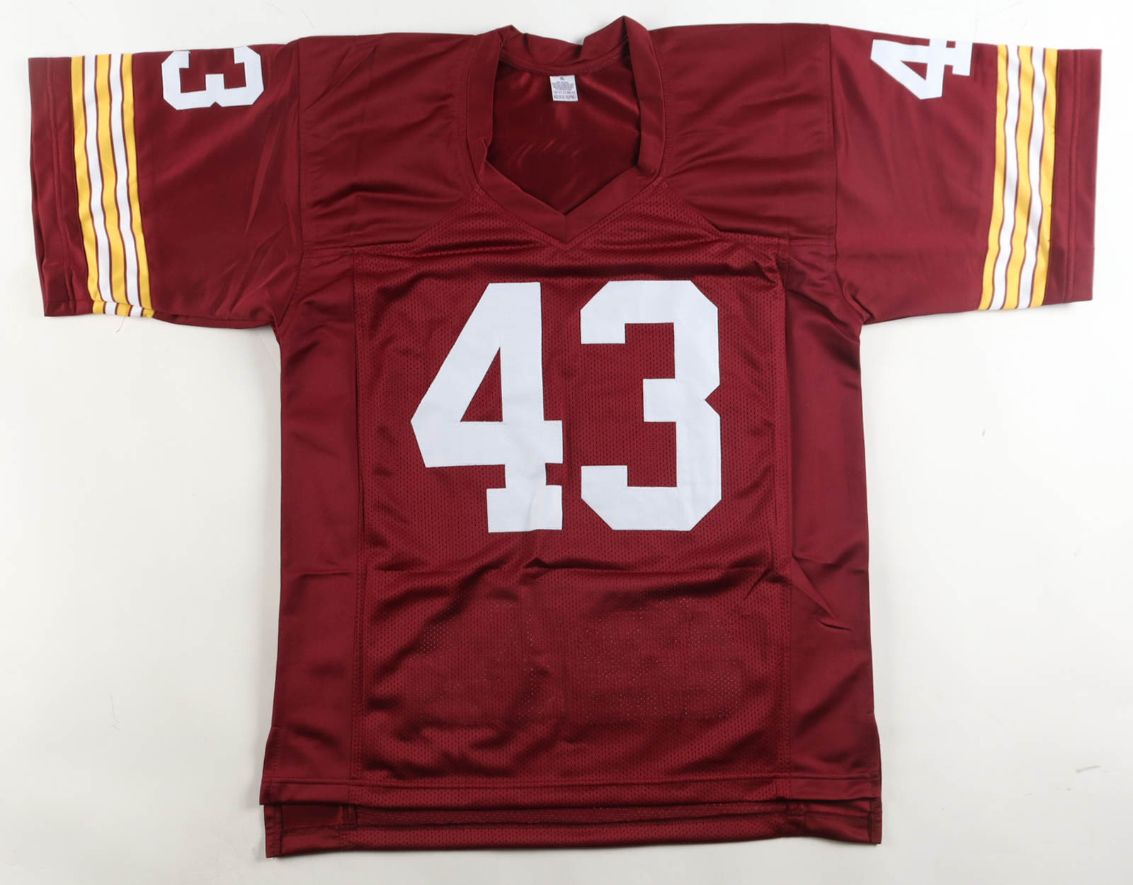 Larry Brown Signed Career Highlight Stat Jersey Inscribed "1972 NFL MVP" (JSA) at PristineAuction.com Larry Brown Signed Career Highlight Stat Jersey Inscribed "1972 NFL MVP" (JSA) at PristineAuction.com