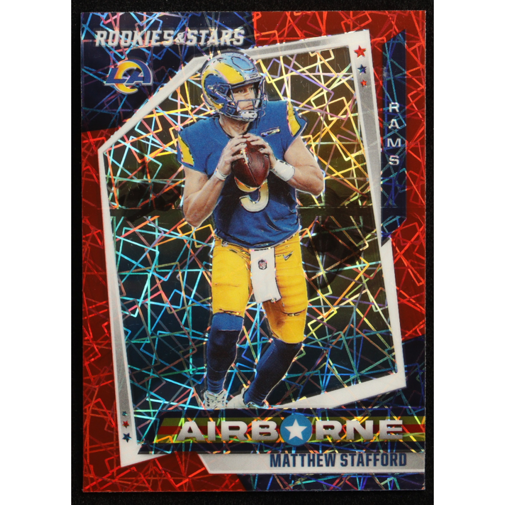 Matthew Stafford 2021 Rookies and Stars Airborne Longevity #11 at PristineAuction.com