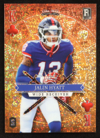 Jalin Hyatt 2023 Wild Card 5 Card Draw Stacked Deck Hololux King Clubs Gold Sparkle #SDJH #5/5 RC at PristineAuction.com