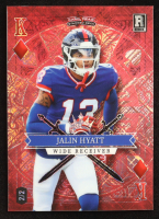 Jalin Hyatt 2023 Wild Card 5 Card Draw Stacked Deck King Diamonds Red Shimmer #SDJH #2/2 RC at PristineAuction.com