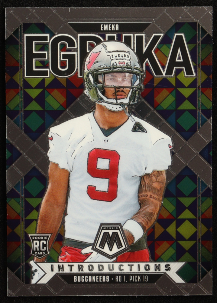 Emeka Egbuka 2025 Panini Mosaic Introductions #1 RC