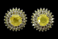 3.00 Carats Yellow Sapphire Earrings | $1,650 Estimated Retail Value (UGL Cert) | Brand New at PristineAuction.com