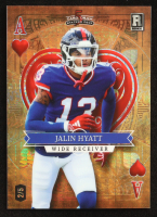 Jalin Hyatt 2023 Wild Card 5 Card Draw Stacked Deck Hololux Ace Hearts Bronze Hyper #SDJH #2/5 RC at PristineAuction.com