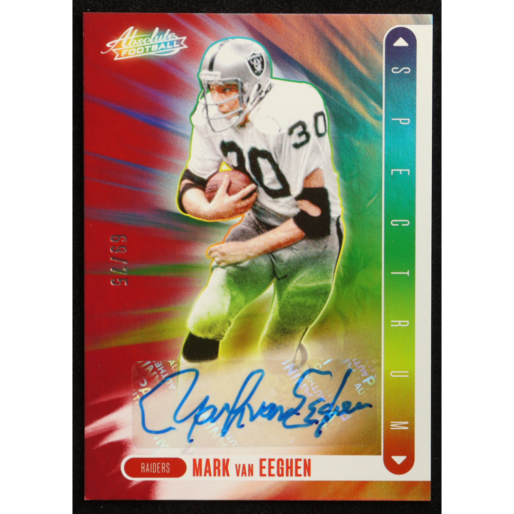 Mark van Eeghen 2024 Absolute Spectrum Signatures Red #7 #69/75 at PristineAuction.com