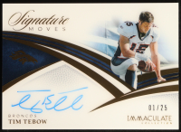 Tim Tebow 2025 Immaculate Collection Signature Moves Autographs #7 #01/25 at PristineAuction.com