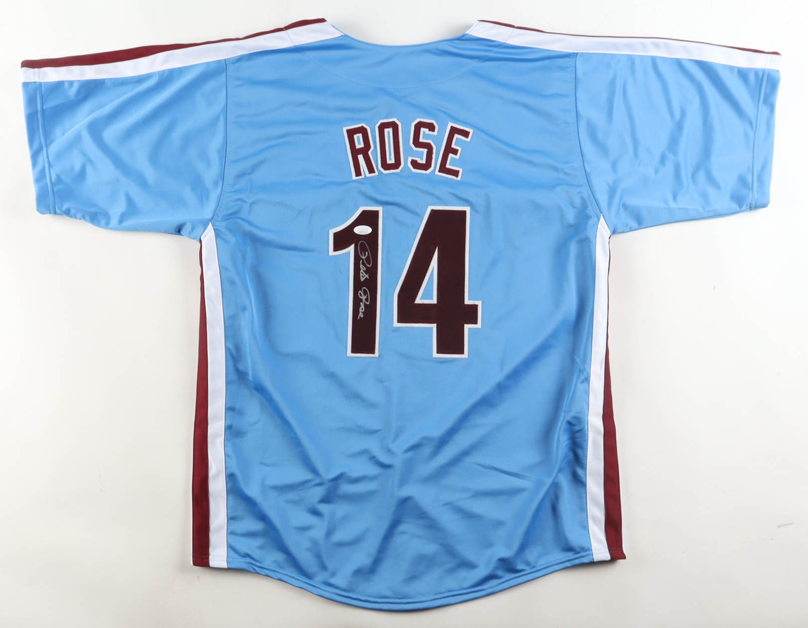 Pete Rose Signed Jersey (JSA) at PristineAuction.com Pete Rose Signed Jersey (JSA) at PristineAuction.com