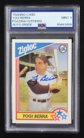 Yogi Berra Signed 1992 Dowbrands Ziploc #10 (PSA | Autograph Graded PSA 9) at PristineAuction.com