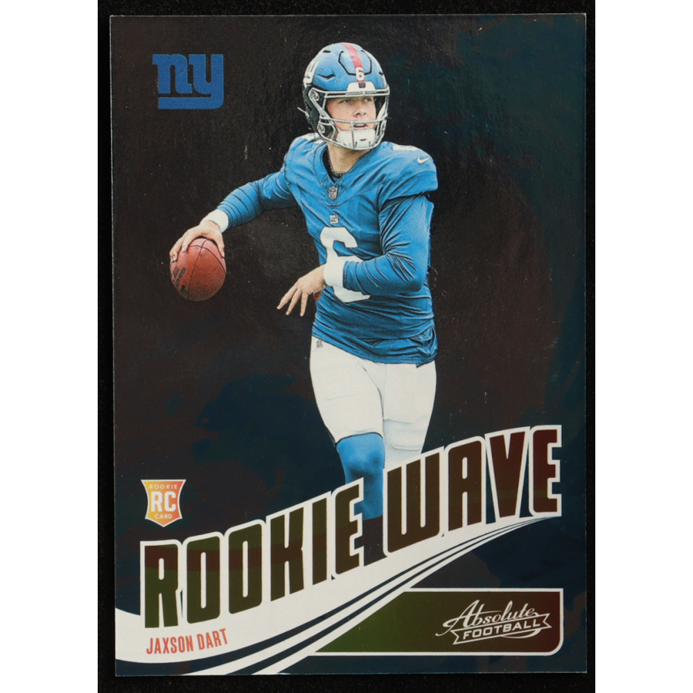 Jaxson Dart 2025 Absolute Rookie Wave #8 RC at PristineAuction.com