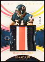 Brian Urlacher 2025 Immaculate Collection Immaculate HOF Jerseys Prime #15 #02/10 at PristineAuction.com