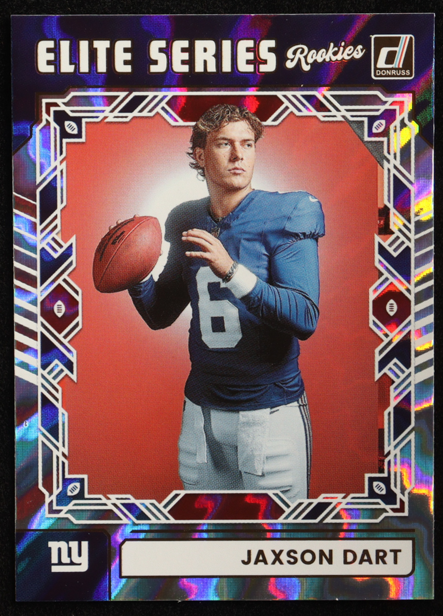 Jaxson Dart 2025 Donruss The Elite Series Rookies #30 RC at PristineAuction.com Jaxson Dart 2025 Donruss The Elite Series Rookies #30 RC at PristineAuction.com