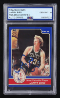 Larry Bird Signed 1984 Star Co Most Valuable Player #8 (PSA | Autograph Graded PSA 10) at PristineAuction.com