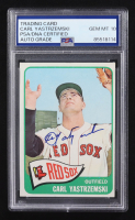 Carl Yastrzemski Signed 1965 Topps #385 (PSA | Autograph Graded PSA 10) at PristineAuction.com