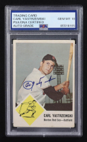 Carl Yastrzemski Signed 1963 Fleer #8 (PSA | Autograph Graded PSA 10) at PristineAuction.com