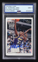 Larry Bird / Magic Johnson Signed 1992 Upper Deck Magic/Bird Retires #SP1 (PSA | Autograph Graded PSA 9) at PristineAuction.com