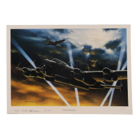 Robert Ferguson Signed Stan Stokes "Night Raiders" Lithograph Inscribed "F/LT" & "R.A.F." (AIV) at PristineAuction.com