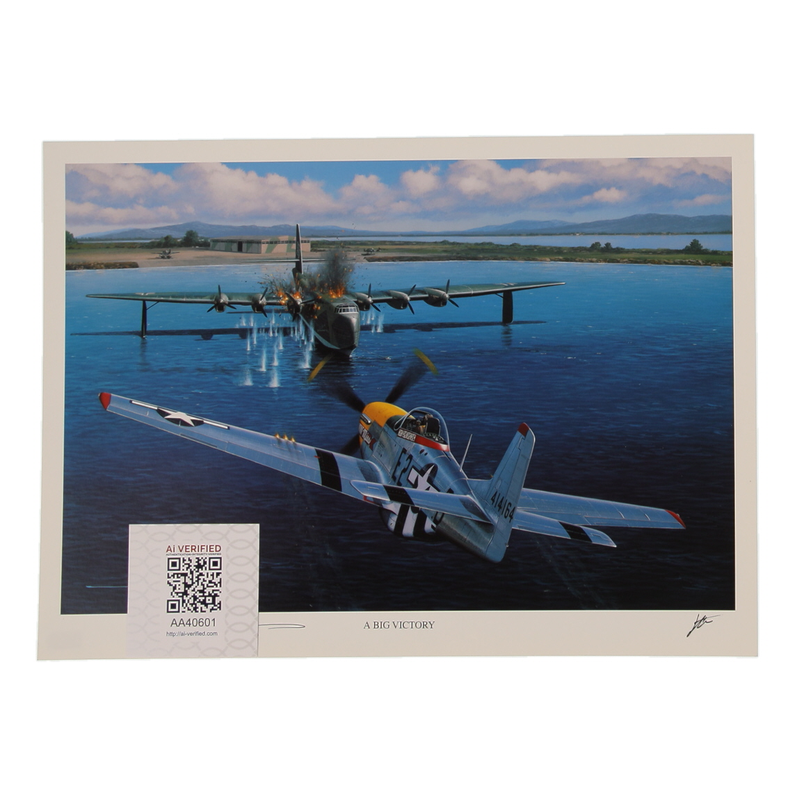 Urban Drew Signed Stan Stokes "A Big Victory" Lithograph (AIV) at PristineAuction.com Urban Drew Signed Stan Stokes "A Big Victory" Lithograph (AIV) at PristineAuction.com