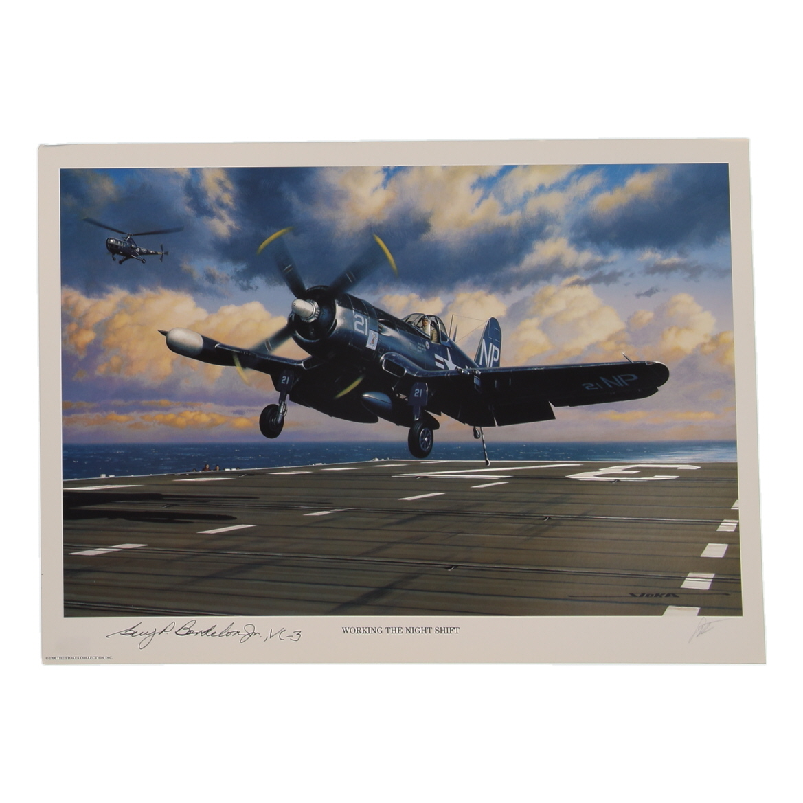 Paul Brehm Signed Stan Stokes "Big-Tailed Beast" Lithograph with Rank Inscription (AIV) at PristineAuction.com Paul Brehm Signed Stan Stokes "Big-Tailed Beast" Lithograph with Rank Inscription (AIV) at PristineAuction.com