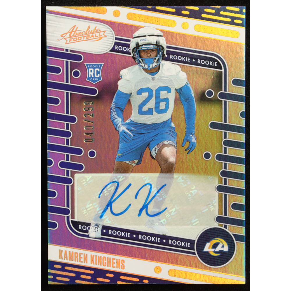 Kamren Kinchens 2024 Absolute Signatures Spectrum #175 #040/299 RC at PristineAuction.com