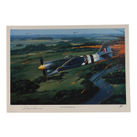 Roland Beamont Signed Stan Stokes "The Exterminator" Lithograph (AIV) at PristineAuction.com