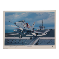 Everett Alvarez Signed Stan Stokes "Fallen Eagle" Lithograph (AIV) at PristineAuction.com