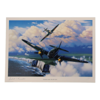 Herbert E. Knaebel Signed Stan Stokes "Hurricane On My Tail" Lithograph (AIV) at PristineAuction.com