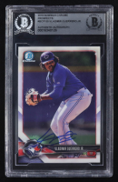 Vladimir Guerrero Jr. Signed 2018 Bowman Chrome Prospects #BCP-150 RC (BGS) at PristineAuction.com