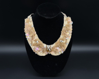 Anne Fontaine Beaded Floral Collar - Betty Jane France Collection at PristineAuction.com