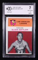 Elgin Baylor 1961-62 Fleer #3 RC (BCCG 7) at PristineAuction.com