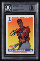 Chipper Jones Signed 1991 Score #671 RC (BGS) at PristineAuction.com