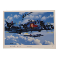 Carl D. Peterson Signed Stan Stokes "Ruby's Fortress" Lithograph Inscribed "Maj Gen USAF" (AIV) at PristineAuction.com