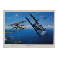 James Pickering Signed Stan Stokes "Faith, Hope And Charity" Lithograph Inscribed "RAF FL/LT" (AIV) at PristineAuction.com
