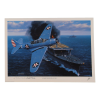 T.R. Wiebe & Walter N. Nelson Signed Stan Stokes "Scratch One Flat Top" Lithograph (AIV) at PristineAuction.com