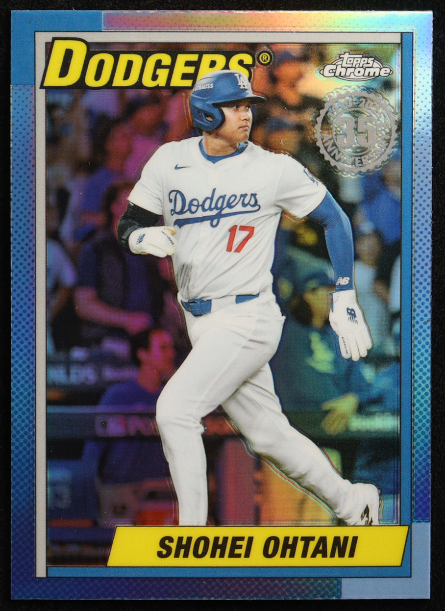 Shohei Ohtani 2025 Topps Chrome '90 Topps #90CB7 at PristineAuction.com Shohei Ohtani 2025 Topps Chrome '90 Topps #90CB7 at PristineAuction.com