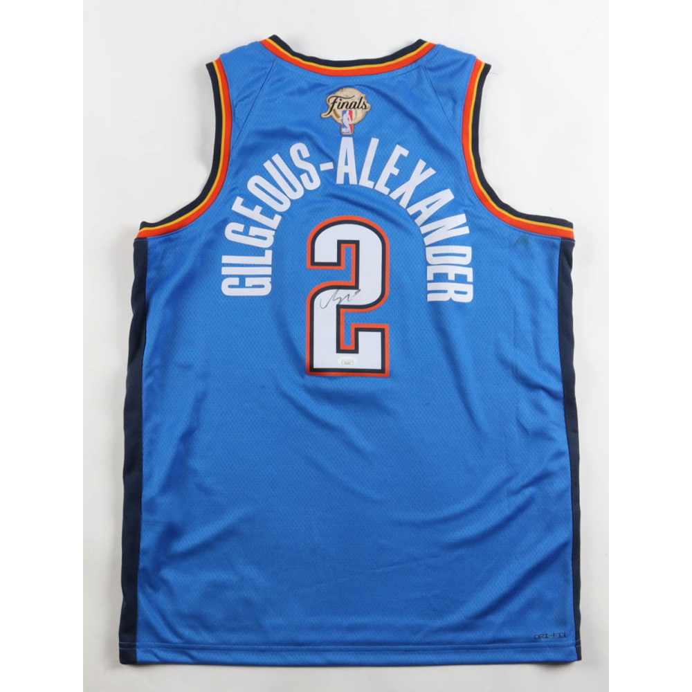 Shai Gilgeous-Alexander Signed Thunder Nike Authentic Jersey (JSA) at PristineAuction.com
