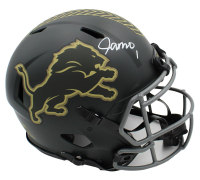 Jameson Williams Signed Lions Full-Size Authentic On-Field Salute to Service Alternate Speed Helmet (Beckett) at PristineAuction.com
