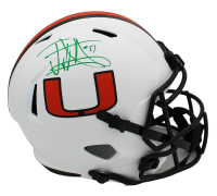 Jonathan Vilma Signed Miami Hurricanes Full-Size Speed Helmet (Fanatics) at PristineAuction.com