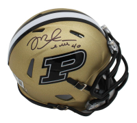 Mike Alstott Signed Purdue Boilermakers Speed Mini Helmet (Beckett) at PristineAuction.com