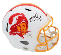 Mike Alstott Signed Buccaneers Full-Size Throwback Alternate Speed Helmet (Beckett) at PristineAuction.com