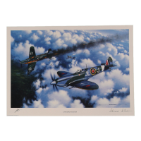 Johnnie Johnson Signed Stan Stokes "Canadian Heroes" Lithograph (AIV) at PristineAuction.com