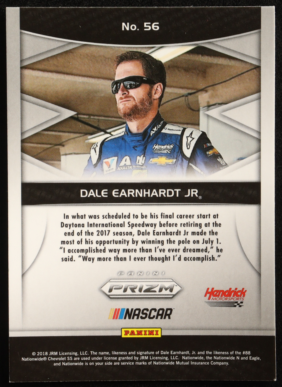 Dale Earnhardt Jr. 2018 Panini Prizm VOR #56 at PristineAuction.com Dale Earnhardt Jr. 2018 Panini Prizm VOR #56 at PristineAuction.com
