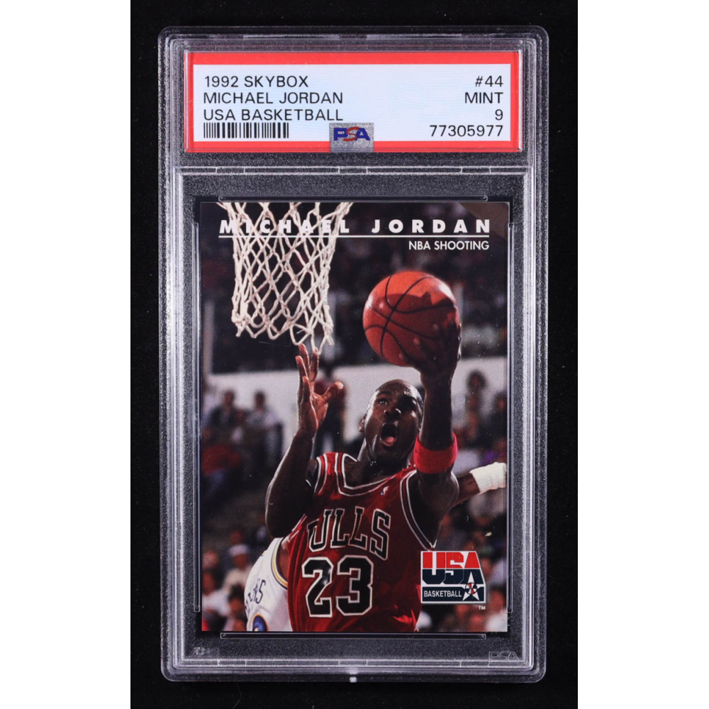 Michael Jordan 1992 Skybox USA Basketball #44 (PSA 9) at PristineAuction.com