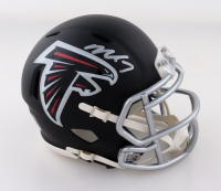 Michael Vick Signed Falcons Speed Mini Helmet (Beckett) at PristineAuction.com