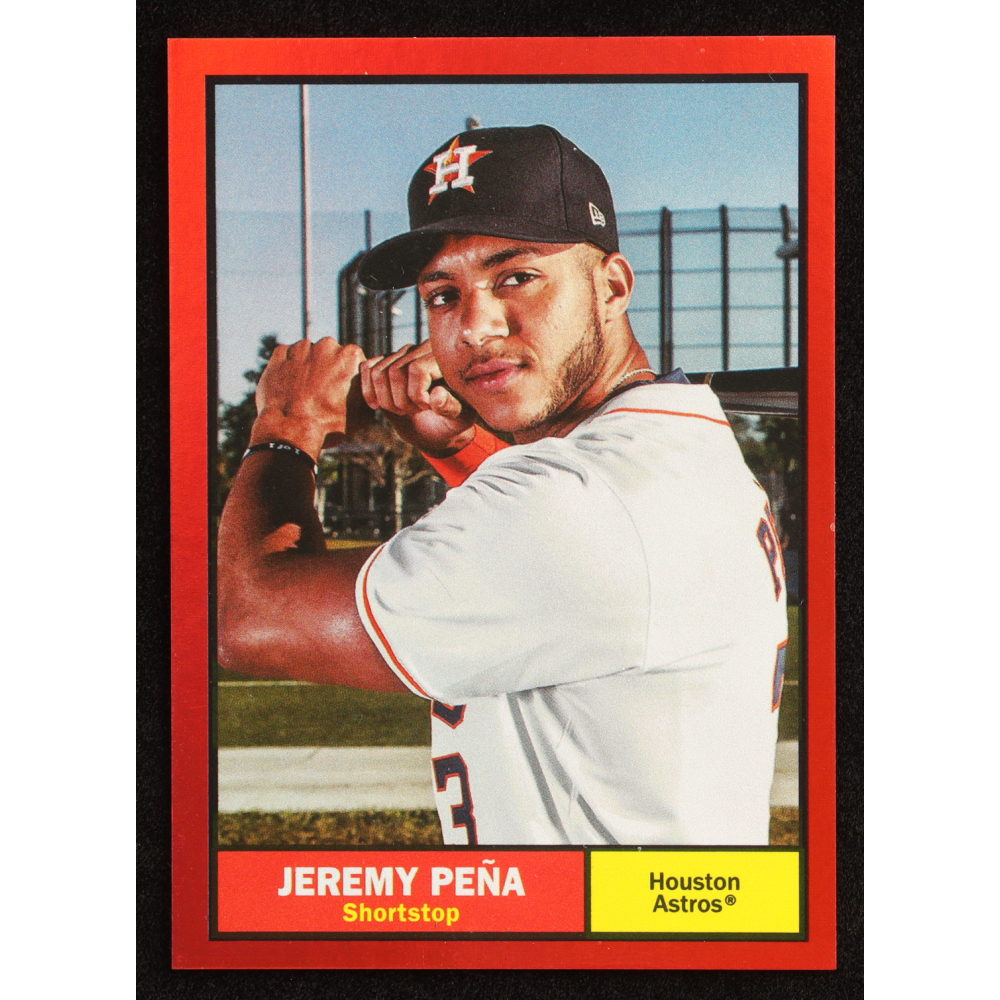 Jeremy Pena 2024 Topps Archives Red Hot Foilboard #92 #16/50 at PristineAuction.com