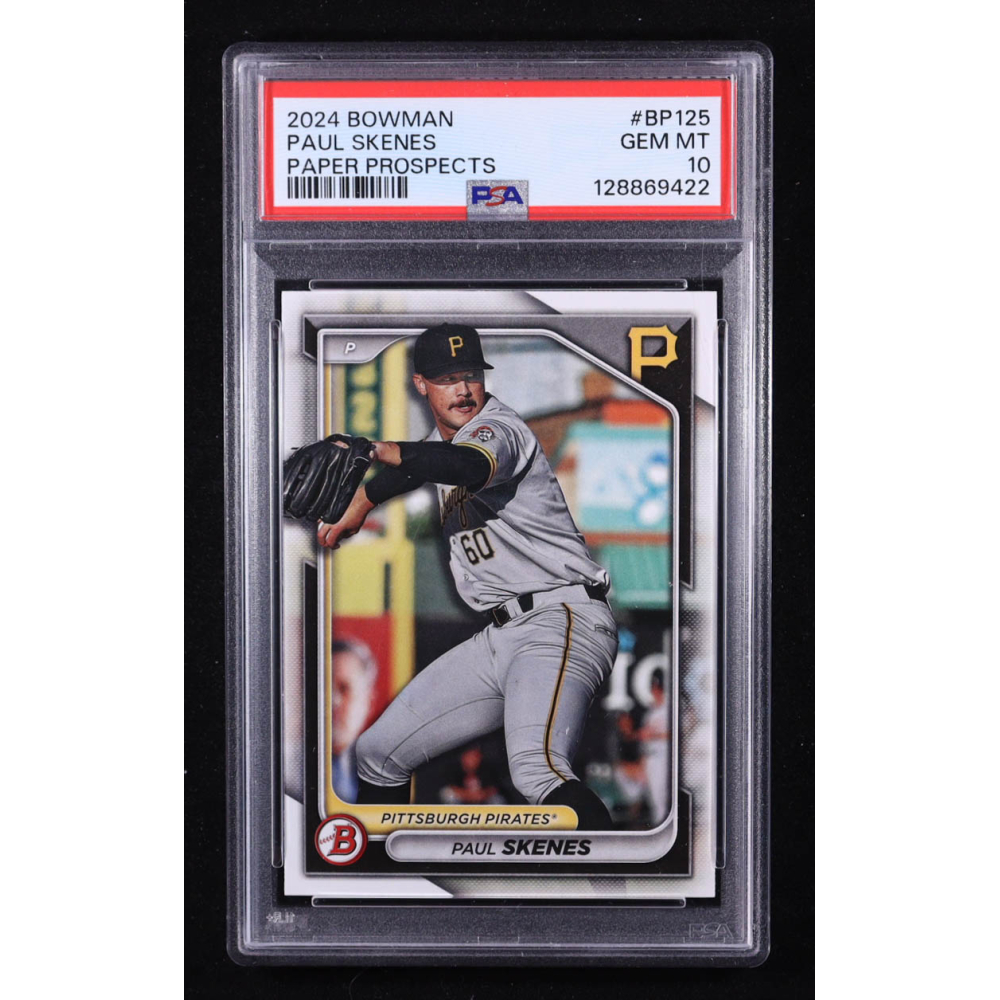 Paul Skenes 2024 Bowman Paper Prospects #BP-125 RC (PSA 10) at PristineAuction.com