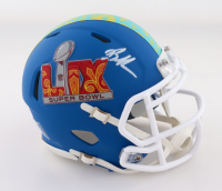 Brandon Graham Signed Eagles Super Bowl LIX Logo Speed Mini Helmet (JSA) at PristineAuction.com