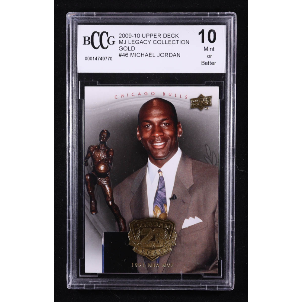 Michael Jordan 2009-10 Upper Deck MJ Legacy Collection Gold #46 (BCCG 10) at PristineAuction.com