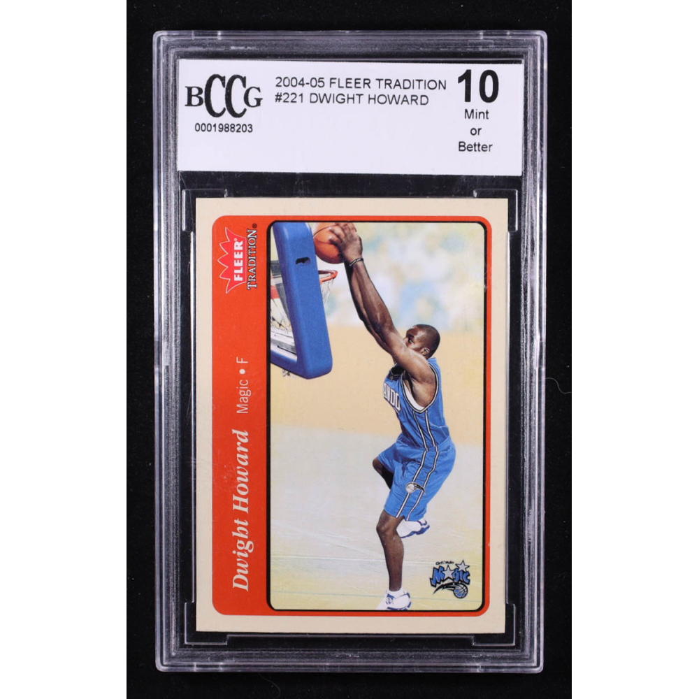 Dwight Howard 2004-05 Fleer Tradition #221 RC (BCCG 10) at PristineAuction.com