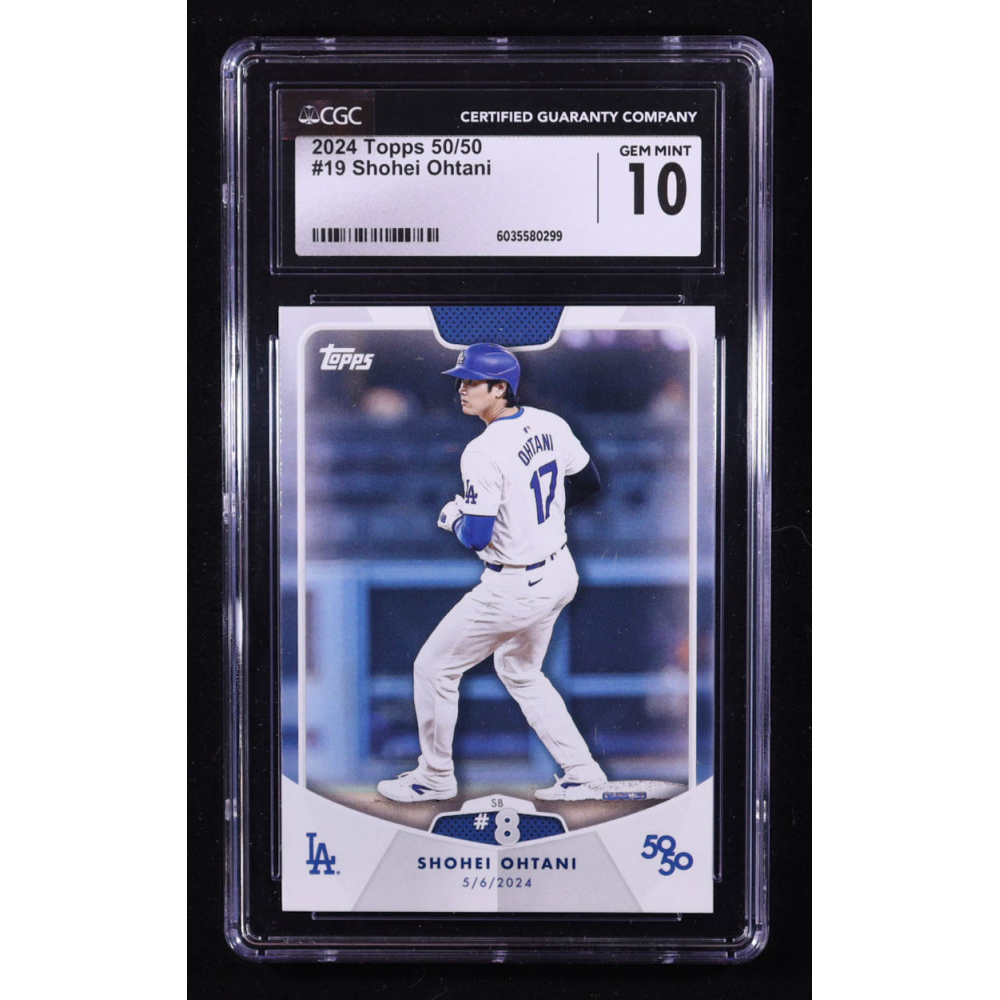 Shohei Ohtani 2024 Topps 50/50 #19 (CGC 10) at PristineAuction.com